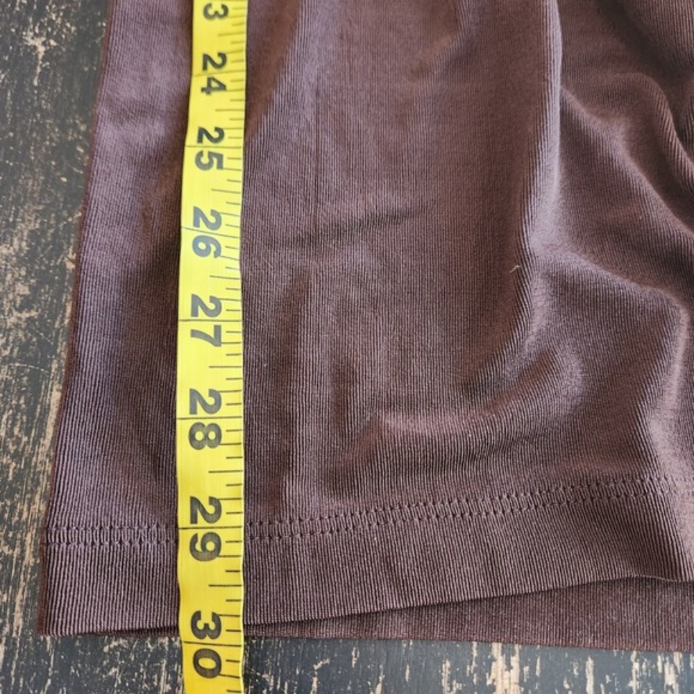 Chico's Traveler Slinky Pants Women's 2 REG 12 L 31x30" Brown Straight FLAW - Picture 8 of 10